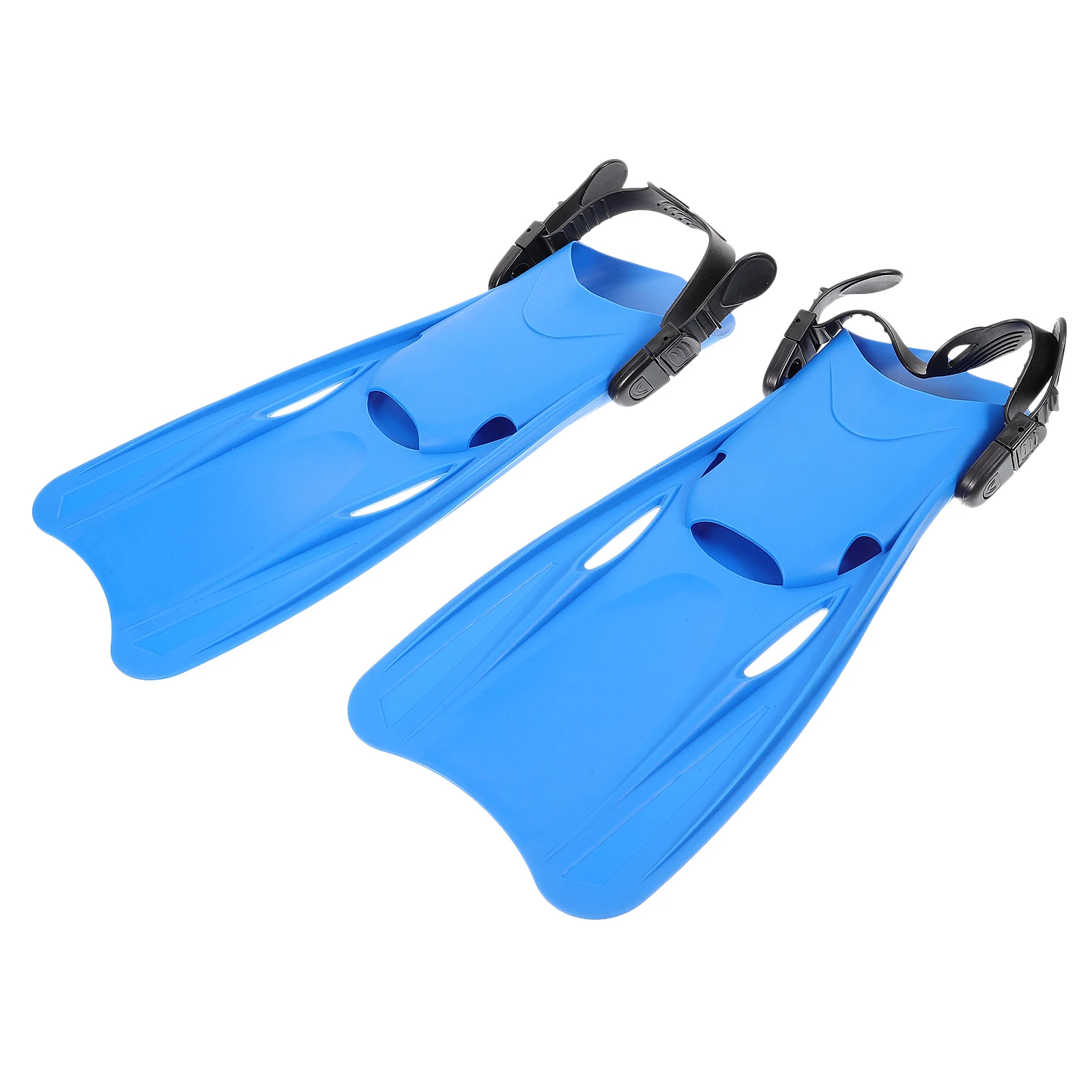 

Adult Diving Fins Swimming Flippers Blue L 39-43 Lightweight Portable Snorkeling Gear Dive Swim Training Fins Plastic Material