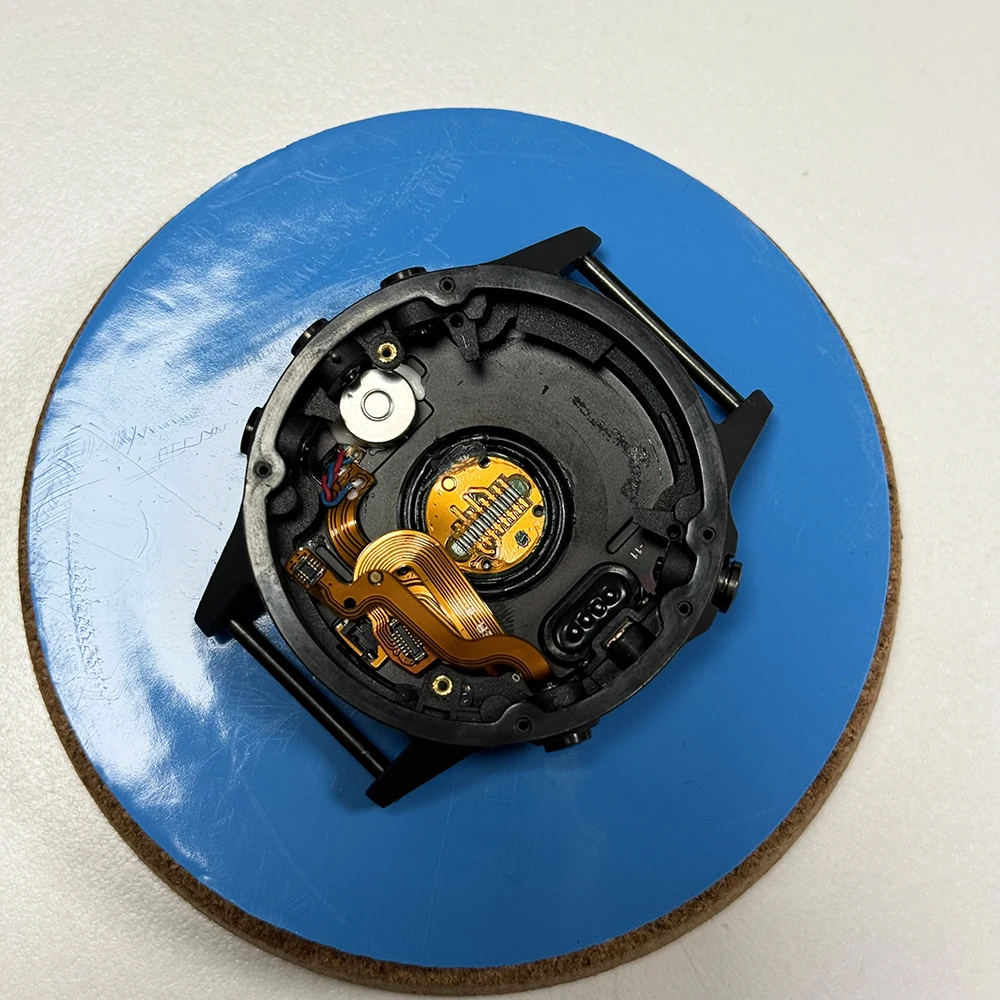 Middle Frame With Bottom Case For GARMIN Fenix 5 Sapphire Black Button Front Frame Back Cover Case With Heart Rate Sensor Repair