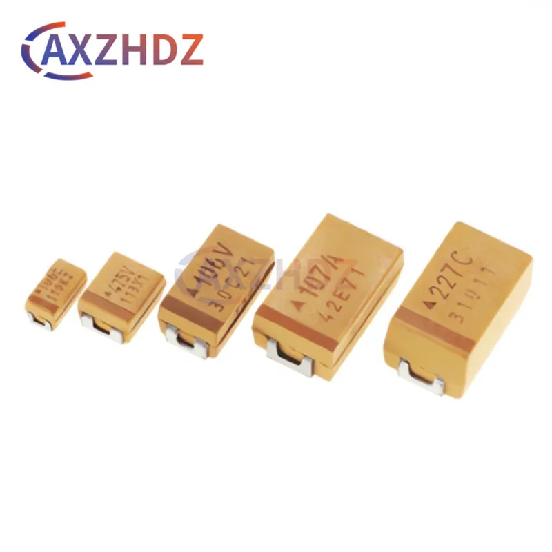 

10PCS 22/68/100/150/470UF 6.3V 10V 16V 20V 25V 35V 226K A B C D E 3216 3528 6032 7343 10% SMD Tantalum Capacitor 686A 107C 157J