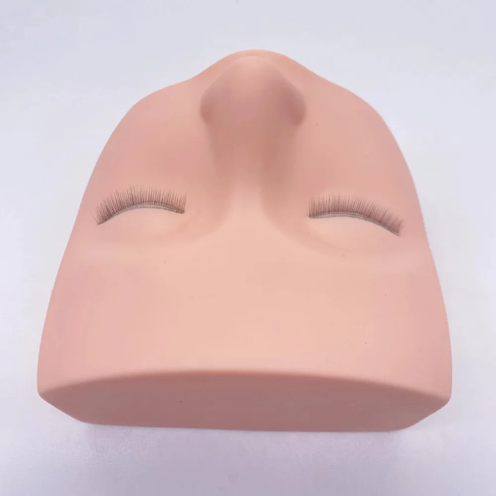 Durable 3D Lash Mannequin Head Silicone High Quality Lash Doll Head Simulated Practice Tools Lash Practice