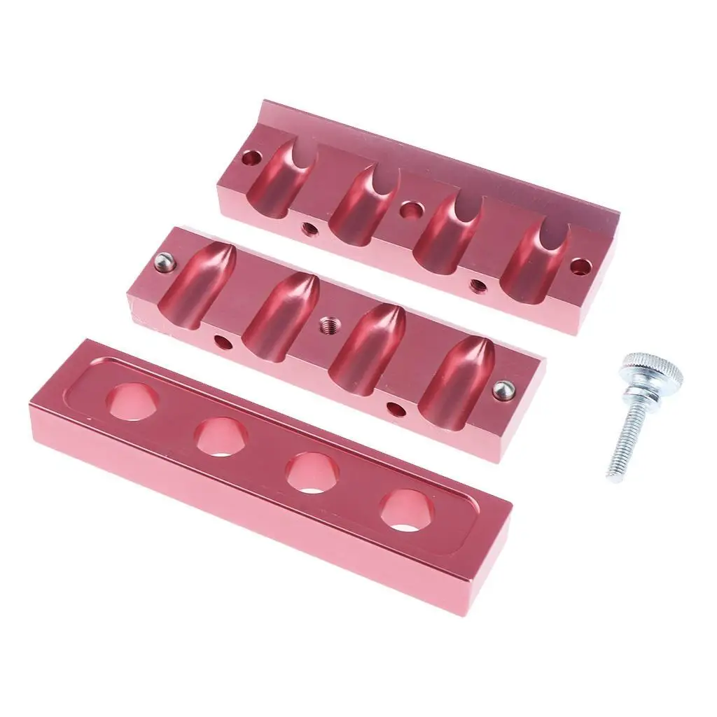 2 in 1 12.1mm Lipstick Mold Lip Stick Lip Balm Mould Maker Filling Tool Rose Gold 6 Hole