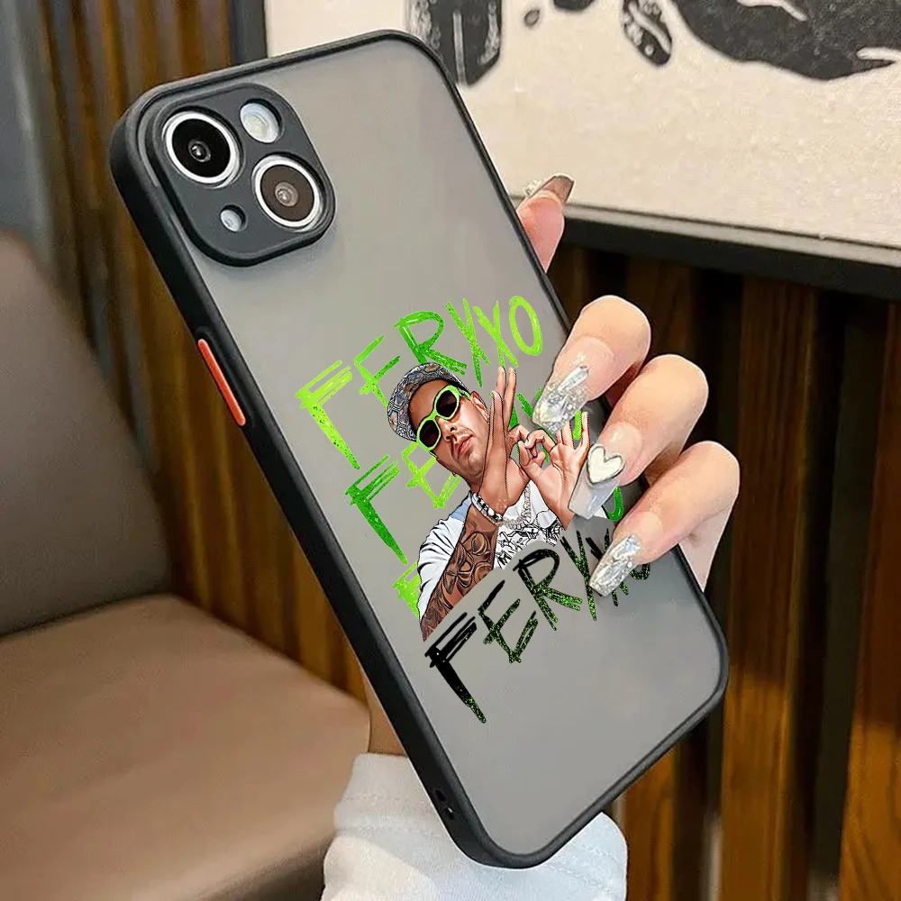 Feid Nitro Jam Ferxxo Phone Case For iPhone 16 15 14 13 12 11 Mini Pro Max X XR XSMax 7 8 Plus Matte Transparent Back Cover