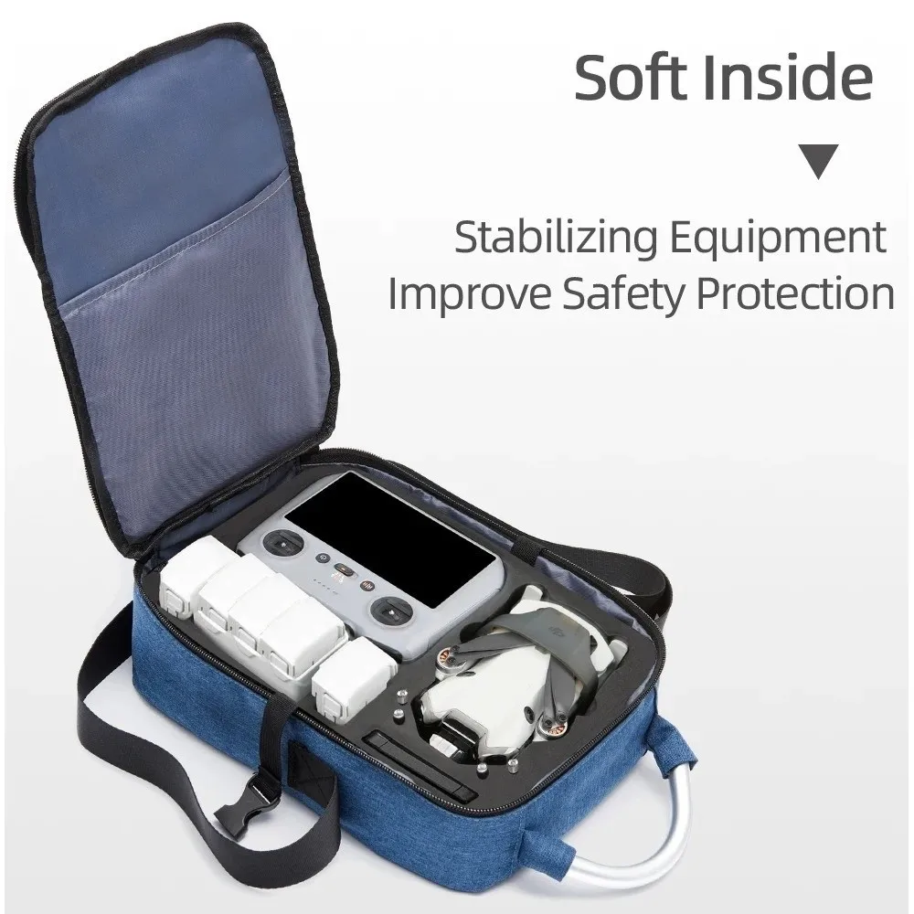 DJI Mini 4 Pro Compact Single Shoulder Bag Lightweight Large Capacity Storage Bag Handbag Handheld Carrying Case