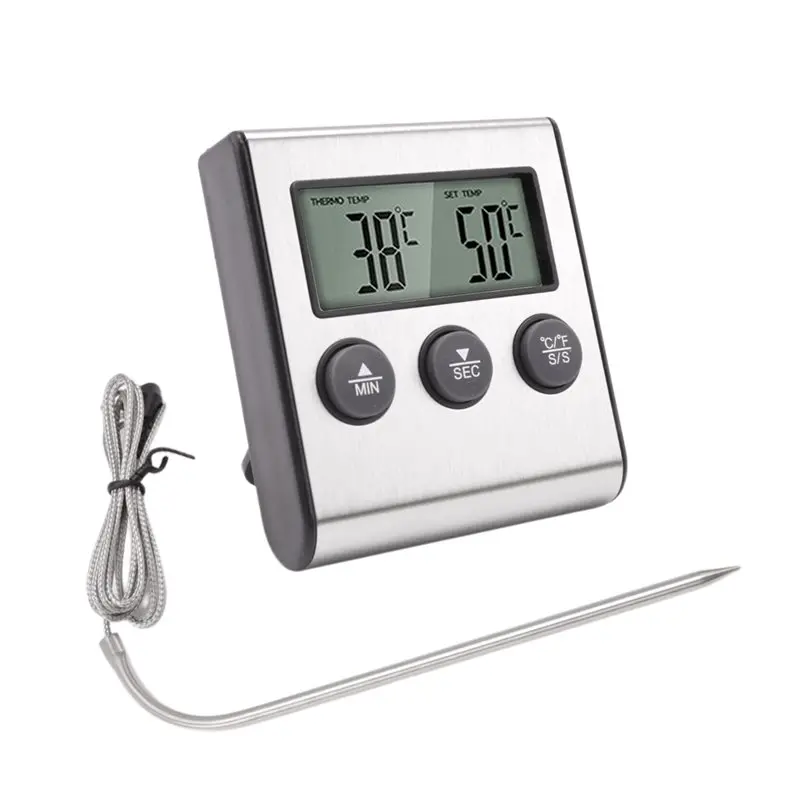 Kitchen Digital Thermometer BBQ Oven Meat Grill Function Heat Meter Home Baking Household Cooking Temp-A50M