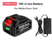 21V 388VF 15000mAh Rechargeable Lithium Ion Battery With Battery indicator For Makita BL1830 BL1840 BL1850 Power Tool Battery