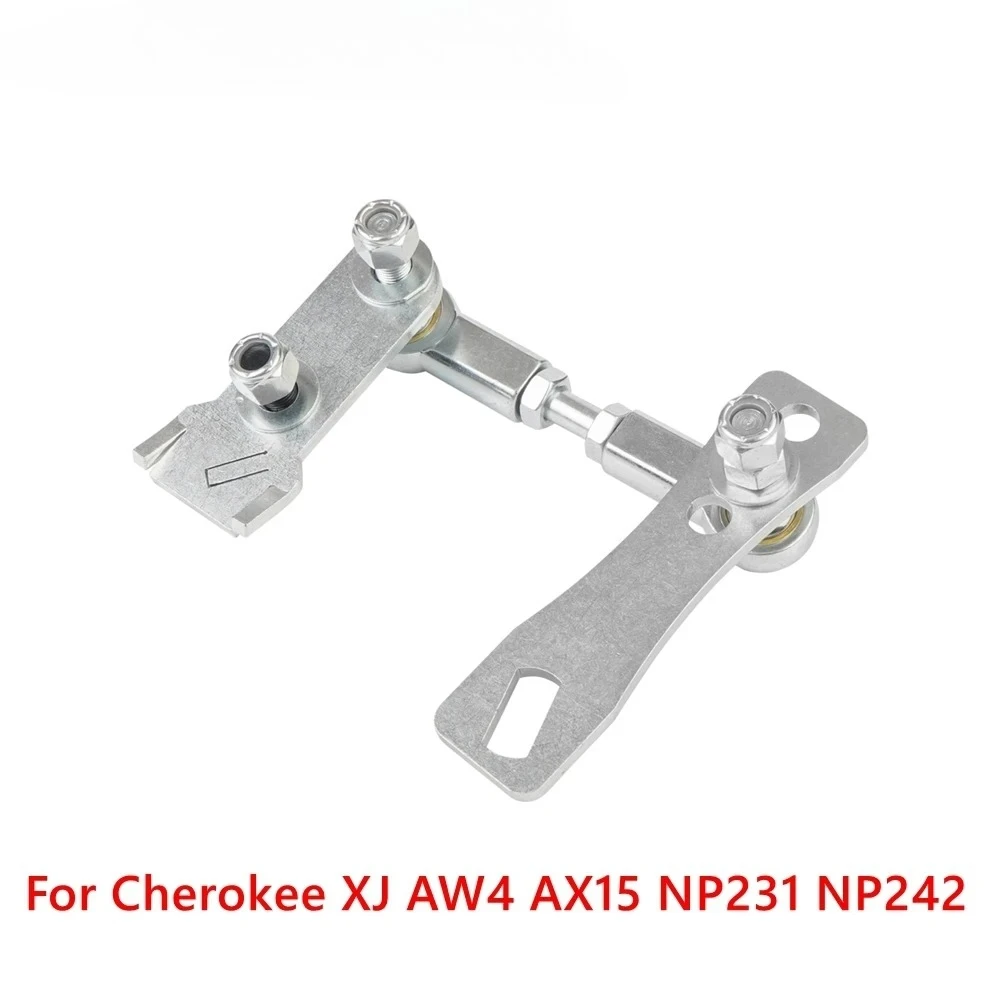 Stainless steel Transfer Case Linkage Kit Competitive with Jeep Cherokee XJ Comanche MJ 1986-2001 Transmission Parts Silver