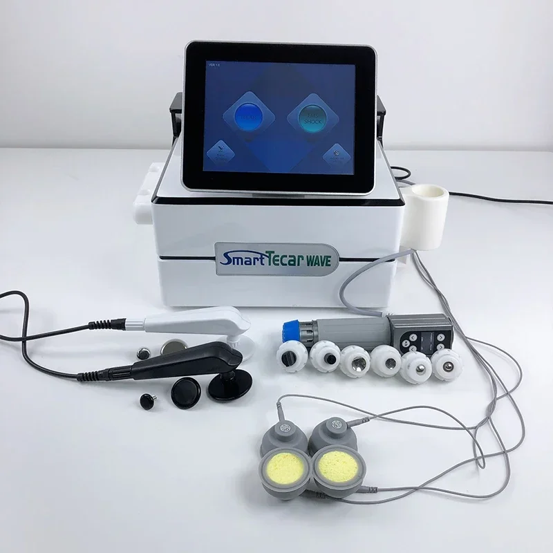 Fisioterapia Diatermia Indian tecar, Facial Anti-Envelhecimento, Emagrecimento Alívio Da Dor, Máquina De Massagem, EMShock e Teca, 448kHz, 3 em 1