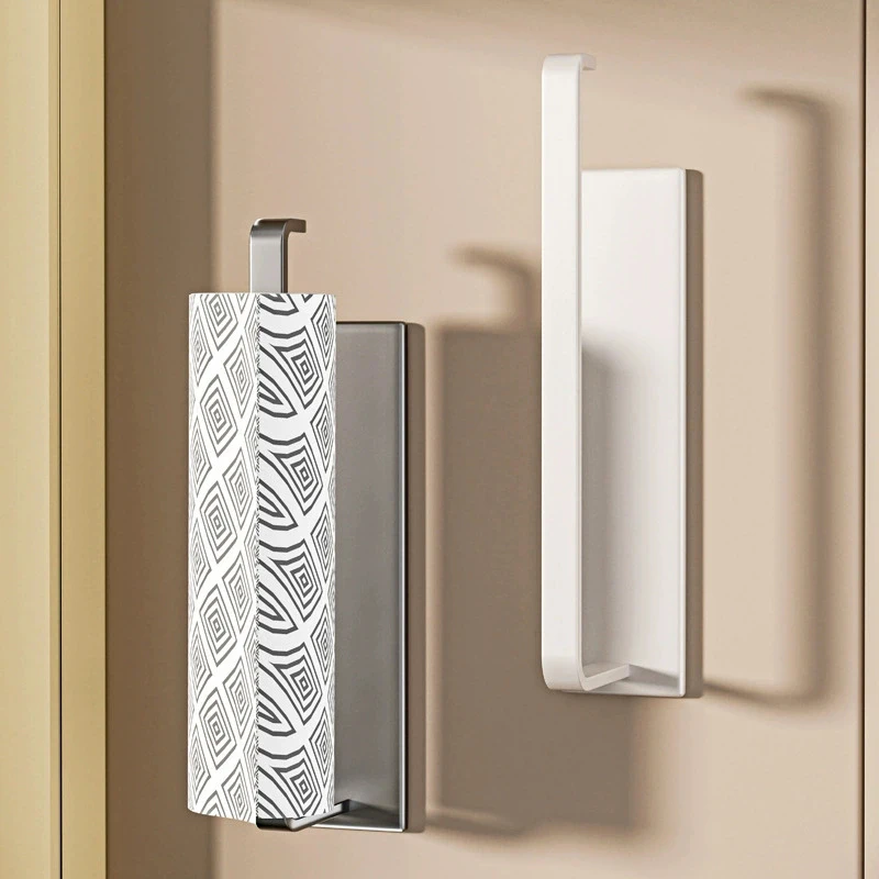 

Многоцелевой Магнитный держатель для бумажных полотенец под шкафом, кухонный держатель, вешалка для полотенец для бумажных полотенец, пластиковый держатель для посуды, шкаф