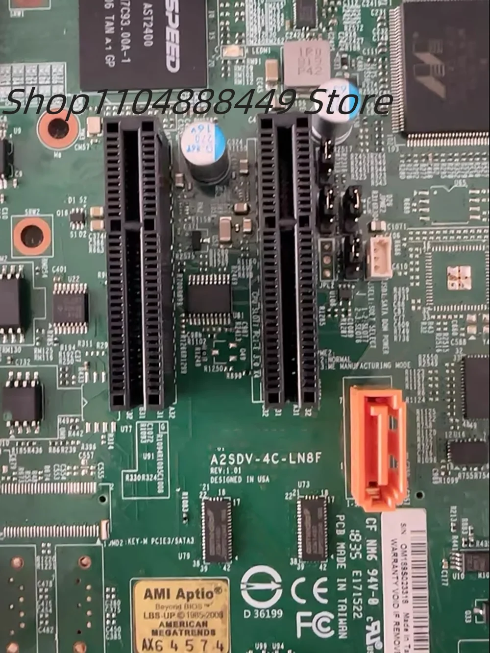 A2SDV-4C-LN8F Placa base de control industrial