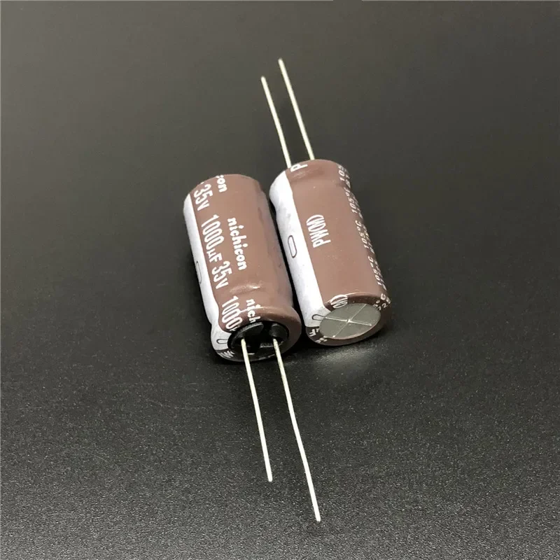 10pcs/100pcs 1000uF 35V NICHICON PW Series 12.5x25mm Low Impedance Long Life 35V1000uF Aluminum Electrolytic capacitor