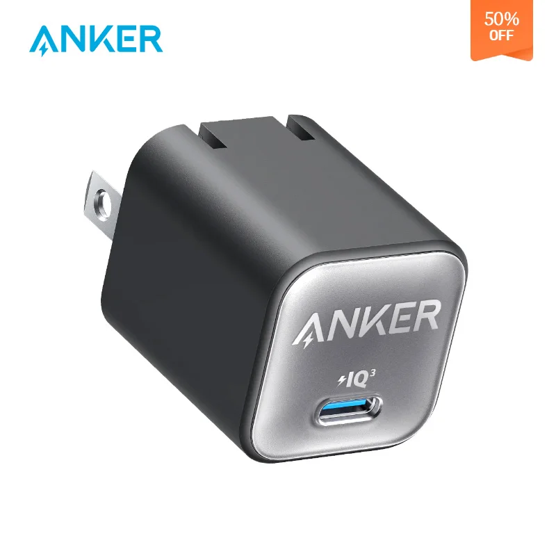 

Anker Nano 3 Pro 30W Charger USB C PD30W GaN Fast Charging PIQ 3.0 Foldable PPS for iPhone and Galaxy Andriod Phones