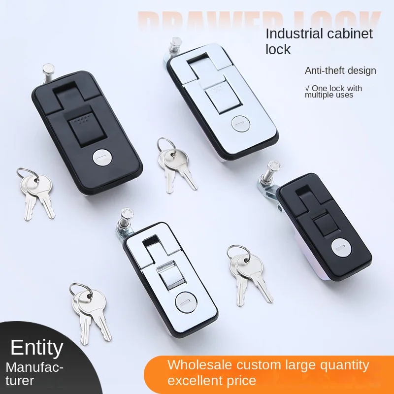 Zinc Alloy Aircraft-Style Lock for Cars Modified Trucks RV Trailers Furniture Cabinets Secure Press-to-Lock Fastening