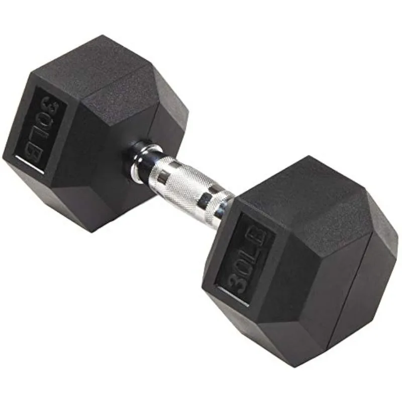 

Signature Fitness Rubber Encased Hex Dumbbell