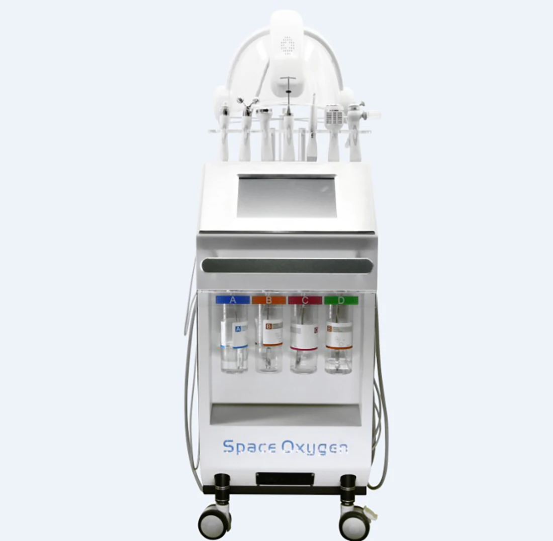 NV-WQ8 11in 1Ultrasonic Lifting Microdermoabrasion Oxygen Sprayer dermabrasion Deep cleaning Machine