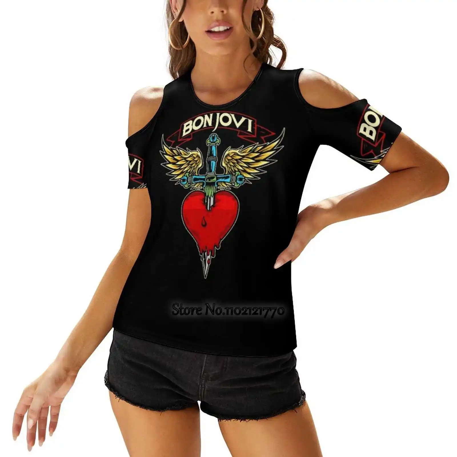 Jovi World Tour 2022 Women Print T-Shirt Summer Casual Tops Streetwear T Shirt Korean Tops World Tour 2022 Y2K Clothes T-Shirts