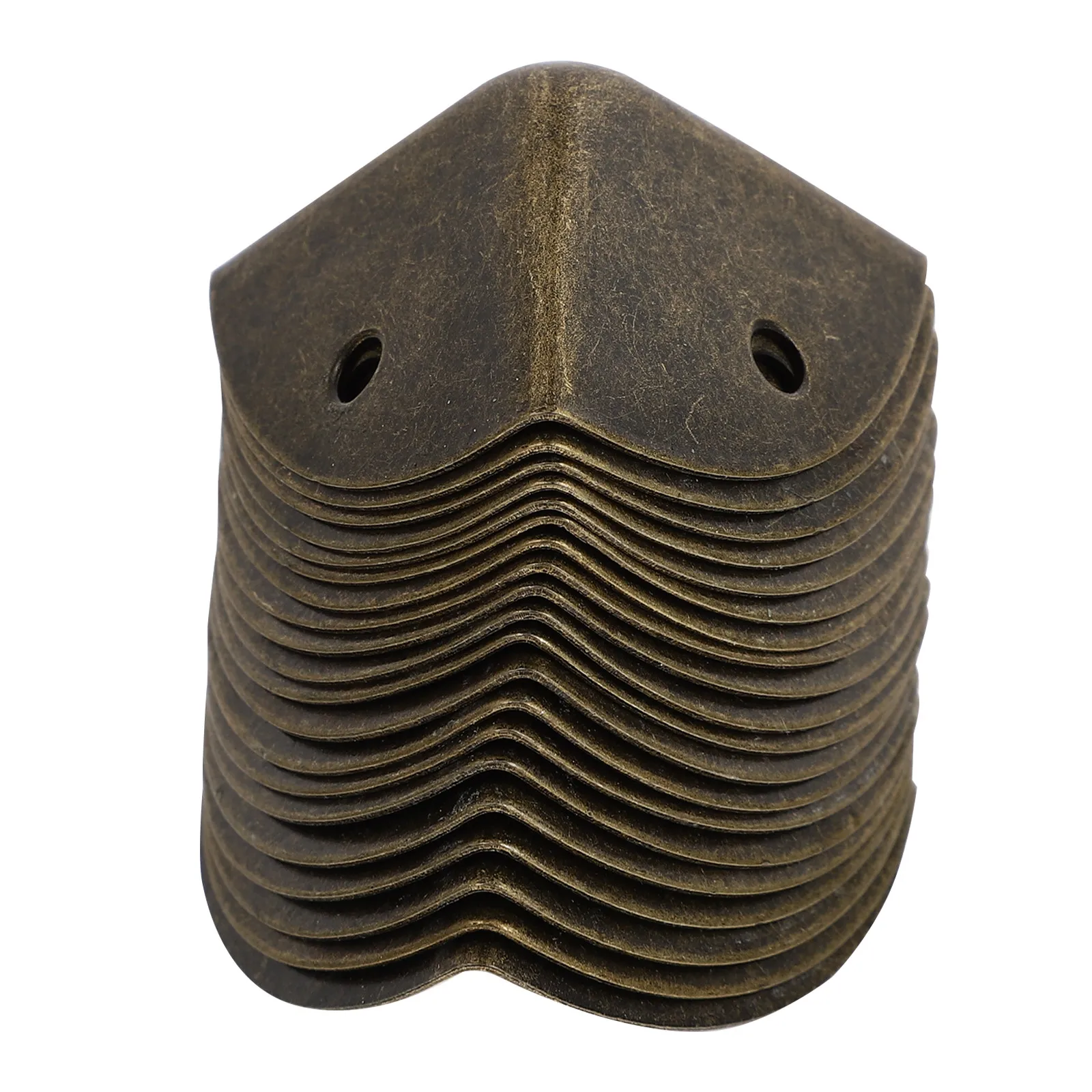 20Pcs Bronze Corner Protectors Heavy Duty Box Guards for Furniture Edging Decorative Safety Bumpers Retro Design