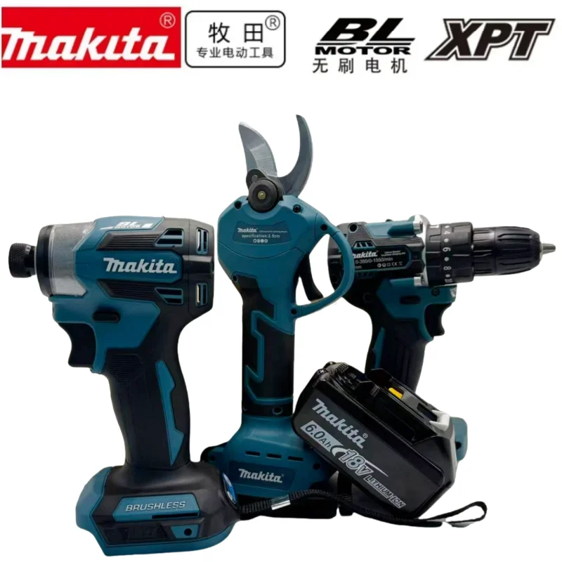 

Original Makita 18V Brushless Electric Pruning Shears Garden, Tool Branche Cutter Cordless Electric Garden Scissors Fruit Tree