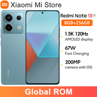 Global ROM Xiaomi Redmi Note 13 Pro 5G Smartphone Snapdragon 7s Gen 2 120Hz Screen 5100mAh 67W Fast Charging Cellphone 8GB 256G