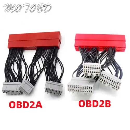 Arnés opcional OBD2A OBD2B a OBD1 para vehículo Honda, reemplaza el arnés de cables de cableado de conversión de puente ECU