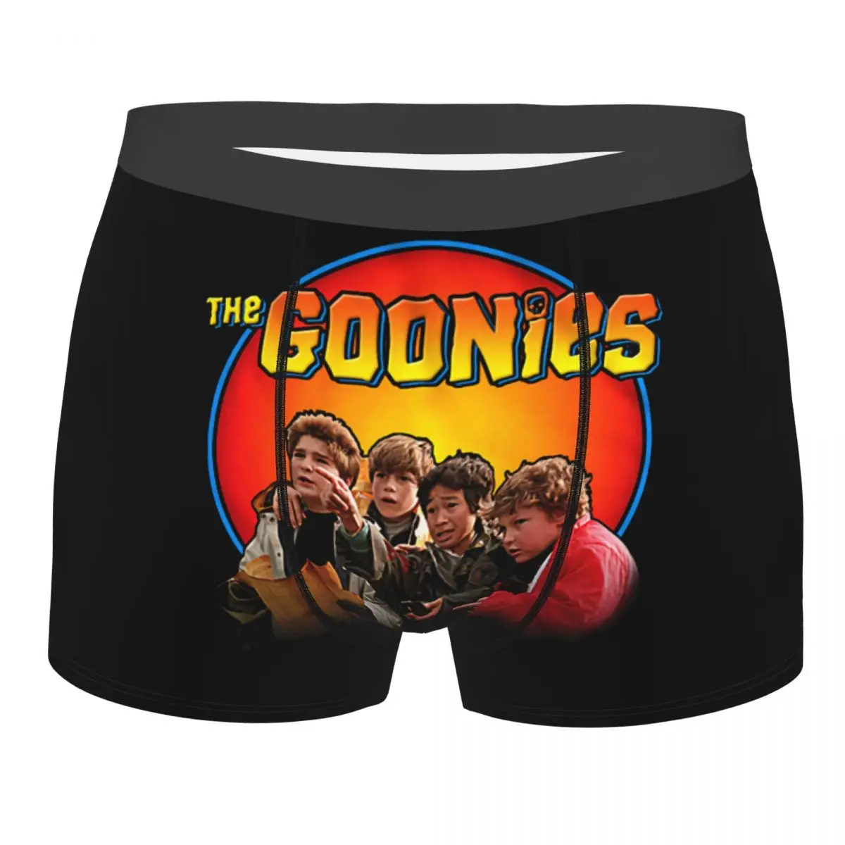 Custom The Goonies Movie Boxers Shorts Panties Men's Underpants Never Say Die Sloth Chunk Fratelli Skull Pirate Underwear