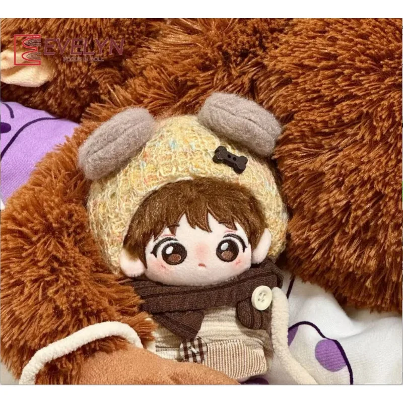 

Evelyn Fashion Classics Style Outfit for 10cm Cotton Doll Sweater T-shirt Warm Scarf Hat Cap Clothes Outfit Love and Deepspace