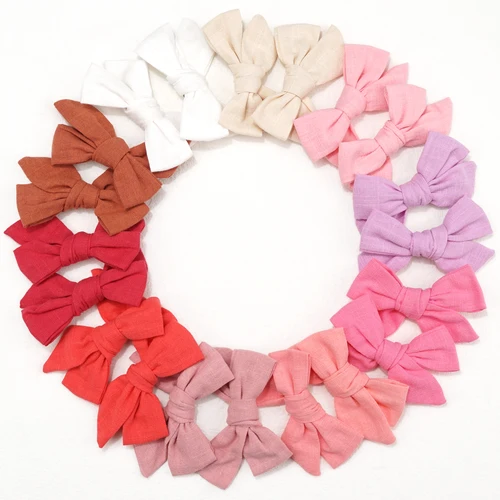 20 piezas de pinzas para el pelo con lazo para niñas, pasadores para el pelo, accesorios para bebés, niños pequeños