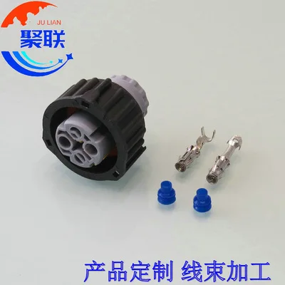 Auto 2pin plug 2-1813099-3 1813099-3 wiring waterproof round connector with terminals and seals