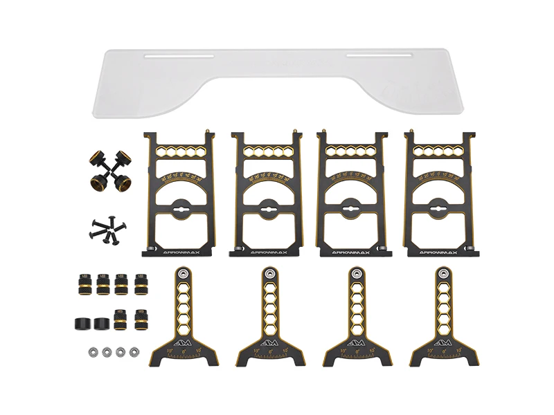 Original AM-171041 CNC lightweight Set-Up System For 1/10 Off-Road Cars 2wd 4wd On-Road Cars With Bag for xray sworkz yokomo AE