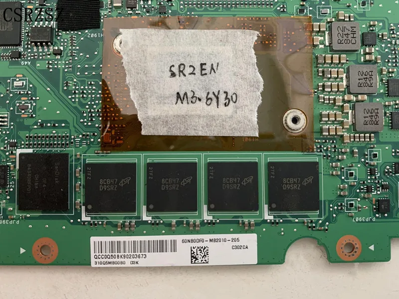 

For ASUS C302C C302CA Laotop Motherboard with M3-6Y30 CPU 4GB RAM Mainboard Tested