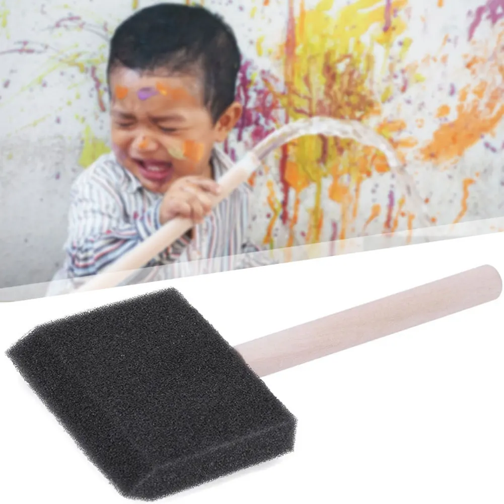 

4pcs/set Foam Sponge Brush Lightweight Foam Paint Brush For Painting Graffities
