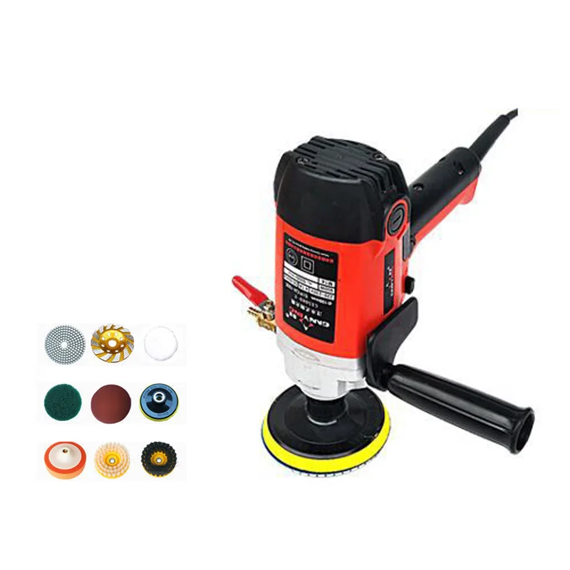 

900W 220V Water Mill Electric Water Injection Sander Polisher Marble Granite Concrete Stone Wet Polisher Equipment