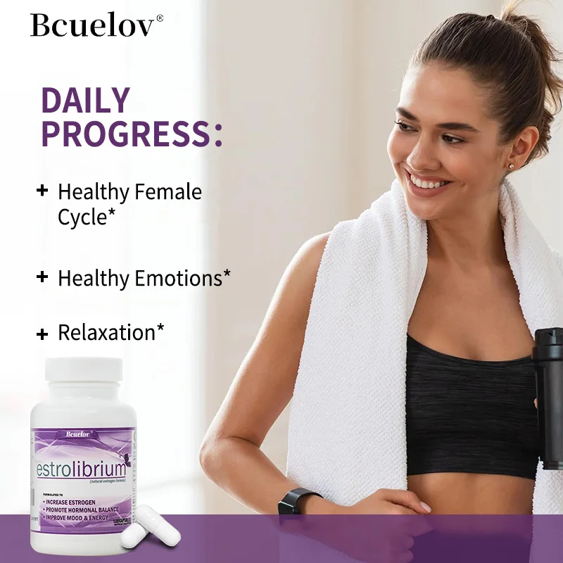 Mood Balance Supplement for Women\'s Health- Supports Relaxation, Relieves Menopausal and Menstrual Discomfort Capsules, Non-GMO