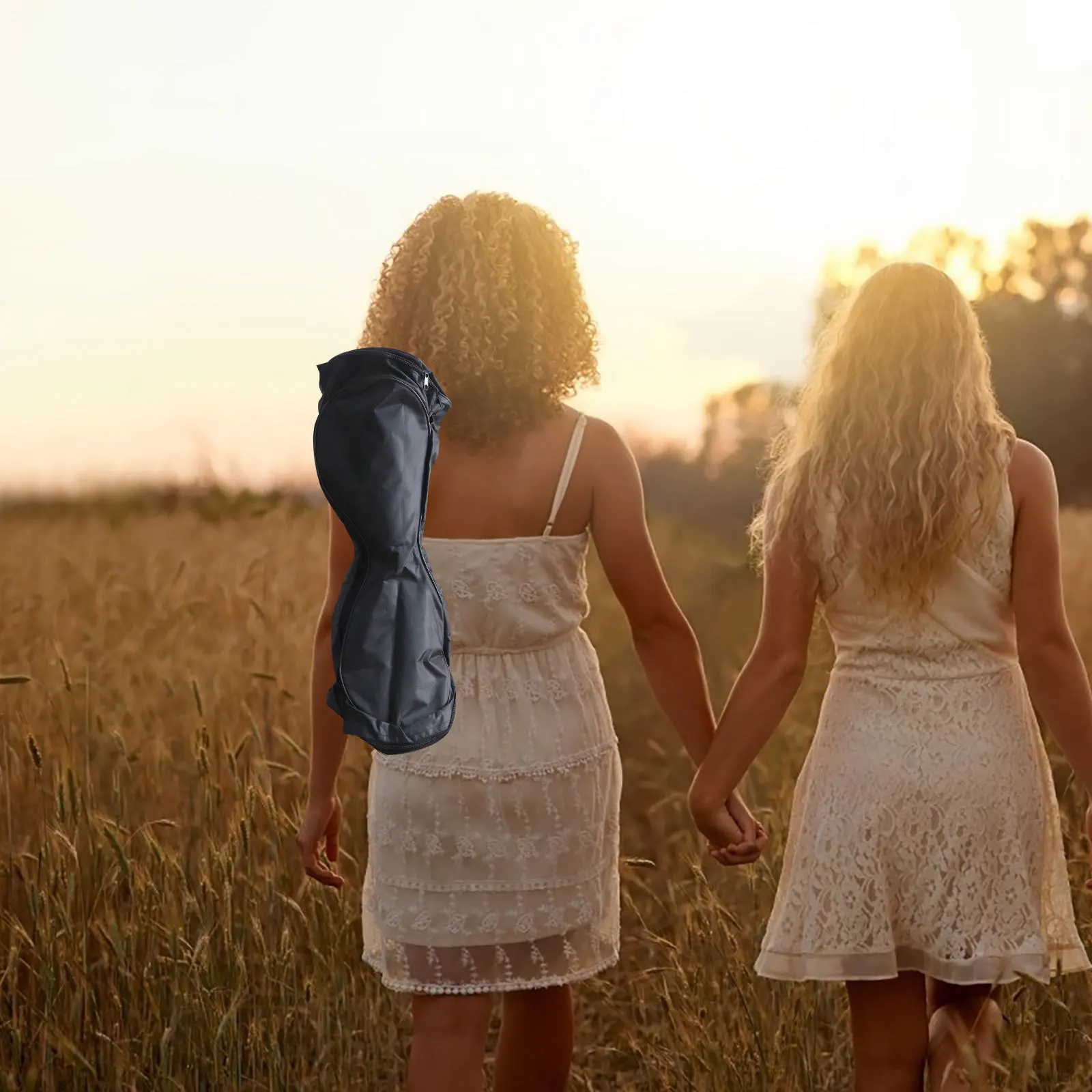 

Balance Car Backpack 8 Inch Dual Use Outdoor Tote Bag Adjustable Hand Straps Soft Handle Large Capacity For Cycling Hiking