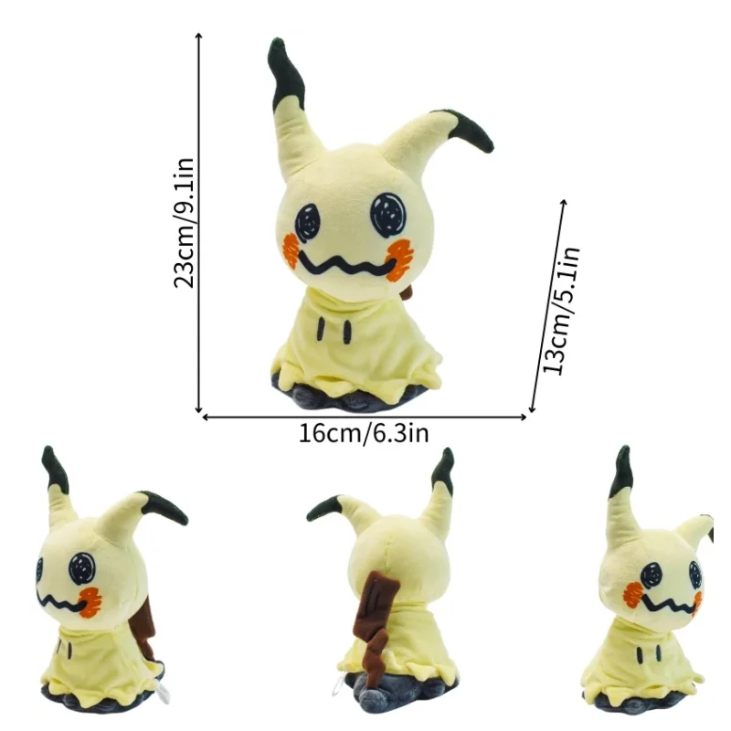 Pokemon Mimikyu Riolu Mew Cubone Pluche Speelgoed Kawaii Furret Lugia Eevee Zeraora Caterpie Botervrij Gevulde Peluche Pop