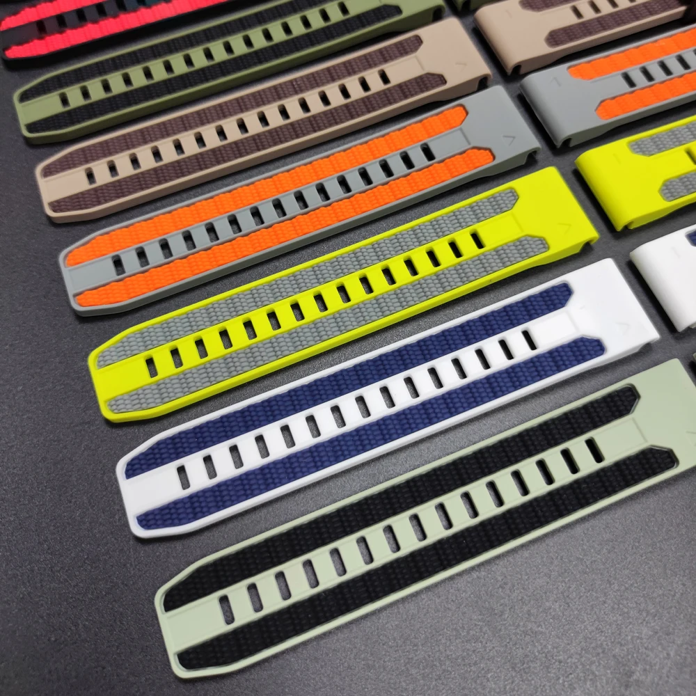 Fenix8 Uhrenarmband für Garmin Fenix 8 Pro 47mm 51mm E 7 7X 6 6X/Epix Pro/Tactix8 970 965 QuickFit 22mm 26mm Sport-Silikonarmband – Detail 6
