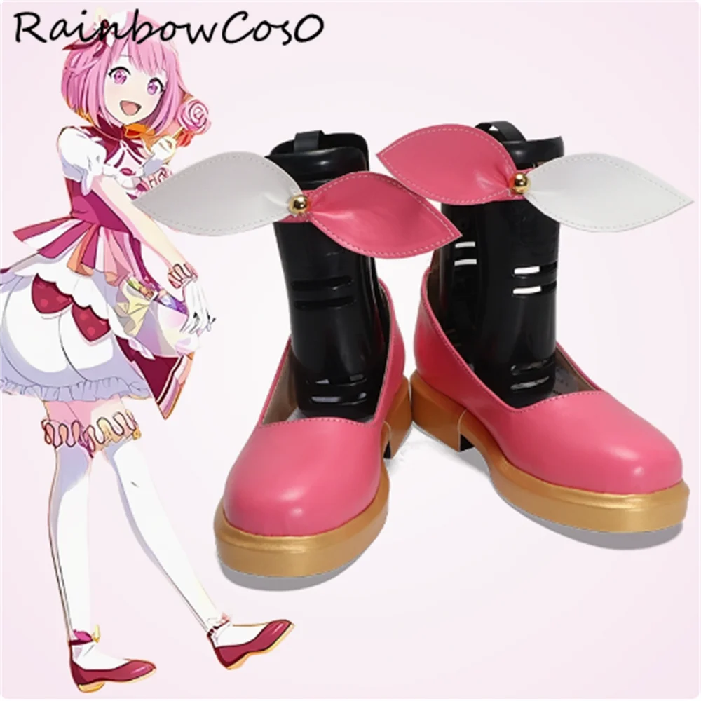 

Otori Emu Project Sekai Cosplay Shoes Boots Game Anime Halloween Christmas RainbowCos0W4602