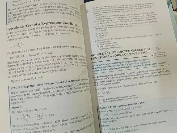 Paper Edition Textbook for Chartered Financial Psychedelic, 4, 3, Nível 1, Nível 2, Nível 3, 2024