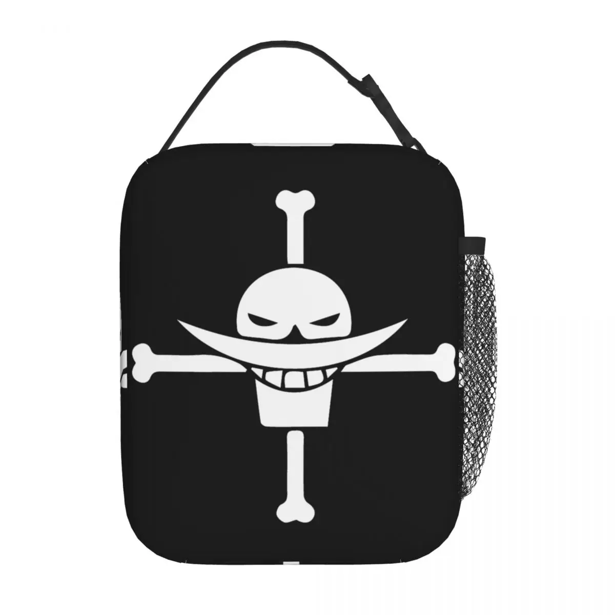 Whitebeard Pirate Flag Ones Insulated Lunch Bags Thermal Bag Reusable Pieces Portable Lunch Box Tote Bento Pouch School Travel