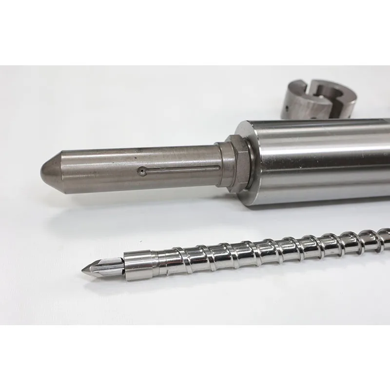 OEM Custom Stainless Steel Alloy Single Twin Extruder Screw Barrel Reciprocating Injection Lead Feed Screw Auger Nitride