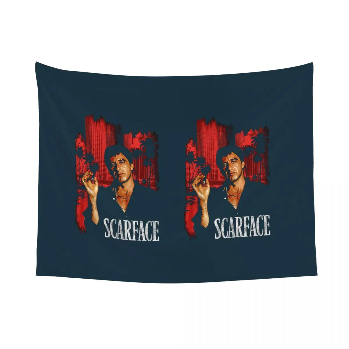 Custom Scarface Tony Montana Tapestry Hippie Room Decor Pacino Gangster Mafia Movie Tapestries Wall Hanging  Decoration