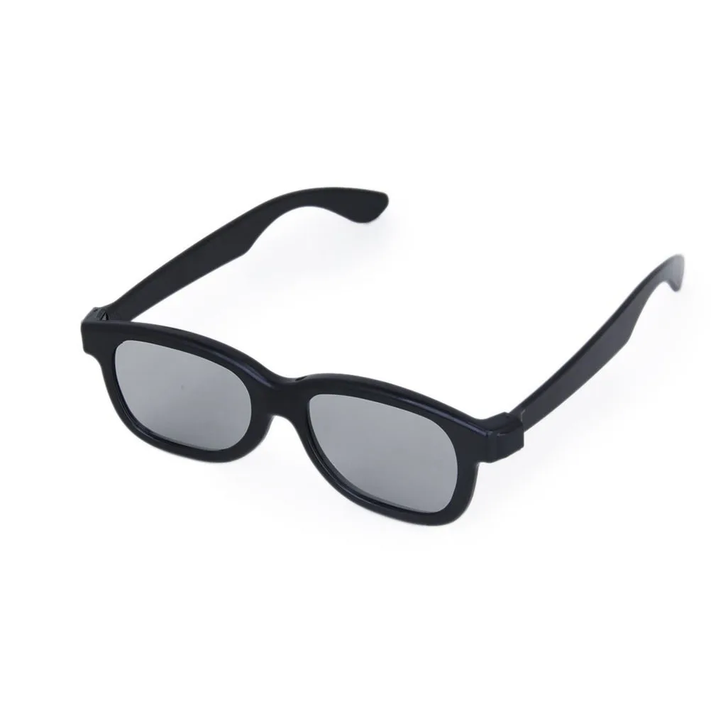 

10Pairs 3D Glasses Including Black Adult Size ABS Plastic for 3D Movies Video Games Polarizer Immersive Effect