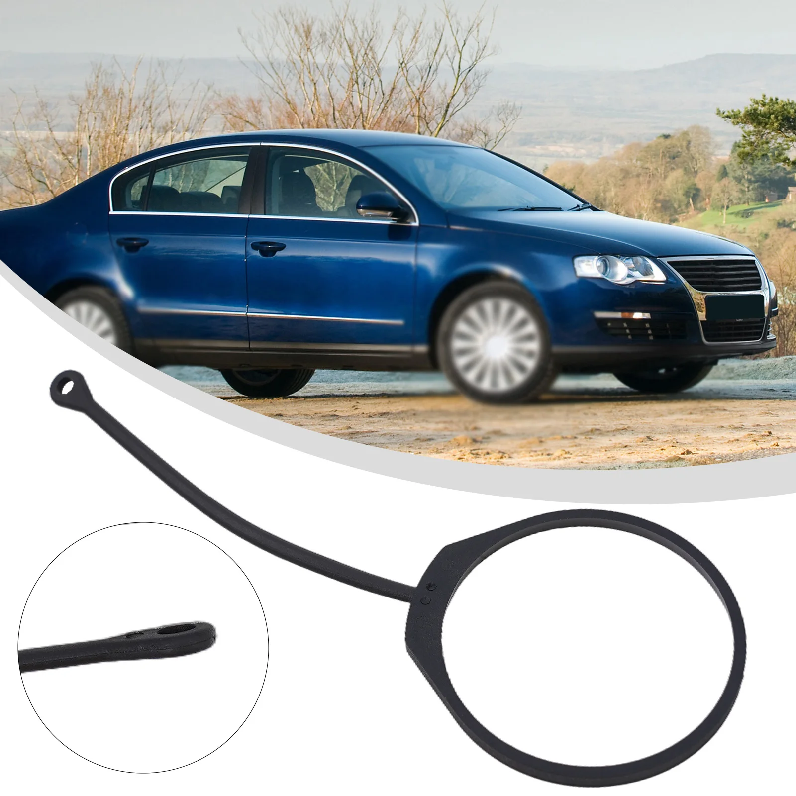 Fuel Oil Tank Cover Cable Fuel Tank Cover Rope For  Golf 4 6 7 180201556 Black Plastic  For Golf MK4 MK6 For Passat B6 B7