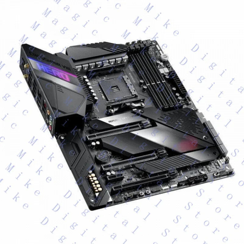 UU FOR ASUS ROG Crosshair VIII Hero (WI-FI) C8H AMD X570 AM4 Socket Support Ryzen 5000