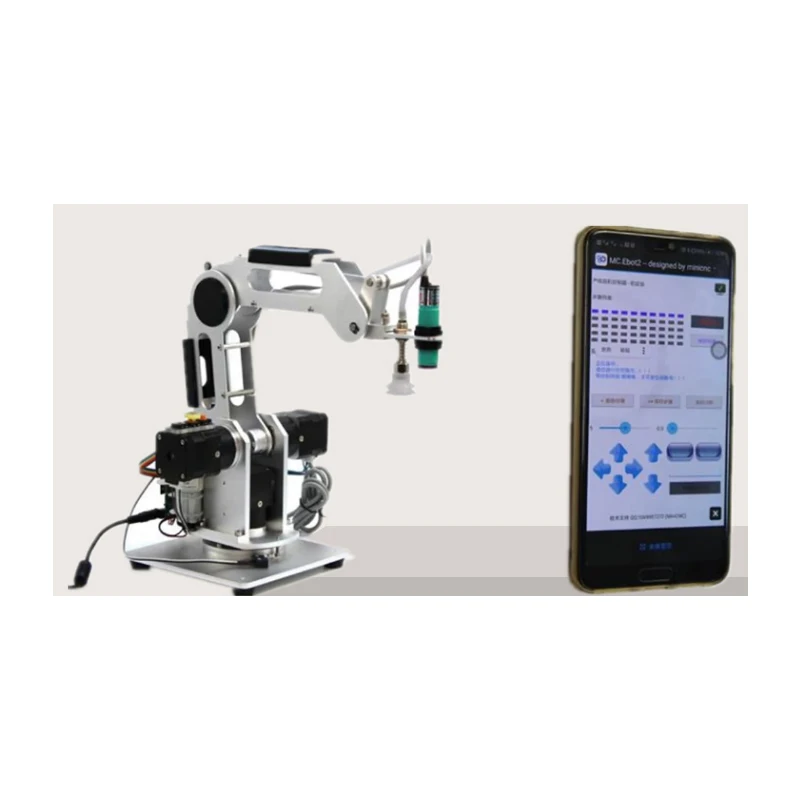 Three-axis desktop manipulator small robot handling stacking flow loading and unloading load 0.5KG Android APP control