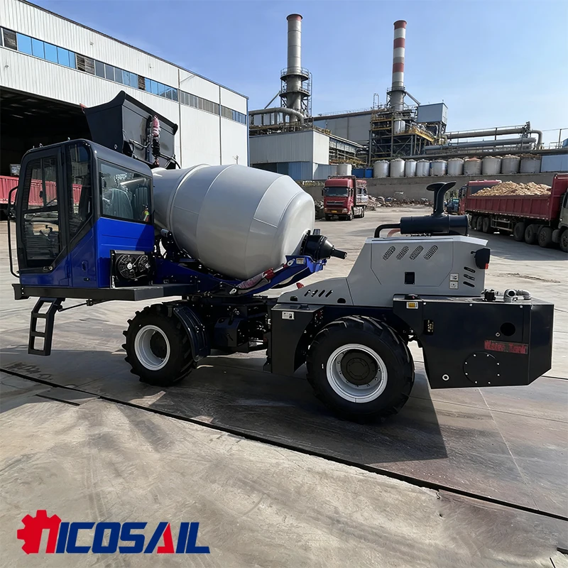 

Горячие продажи самоходных мобильных бетономешалок и самоходных цементных бетономешалок