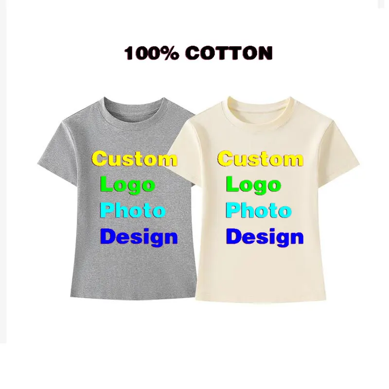 DIY Your like Photo or Logo Customized Print Slim Sexy tee shirt for Women Ladies Summer Cotton Short Sleeve Tshirt