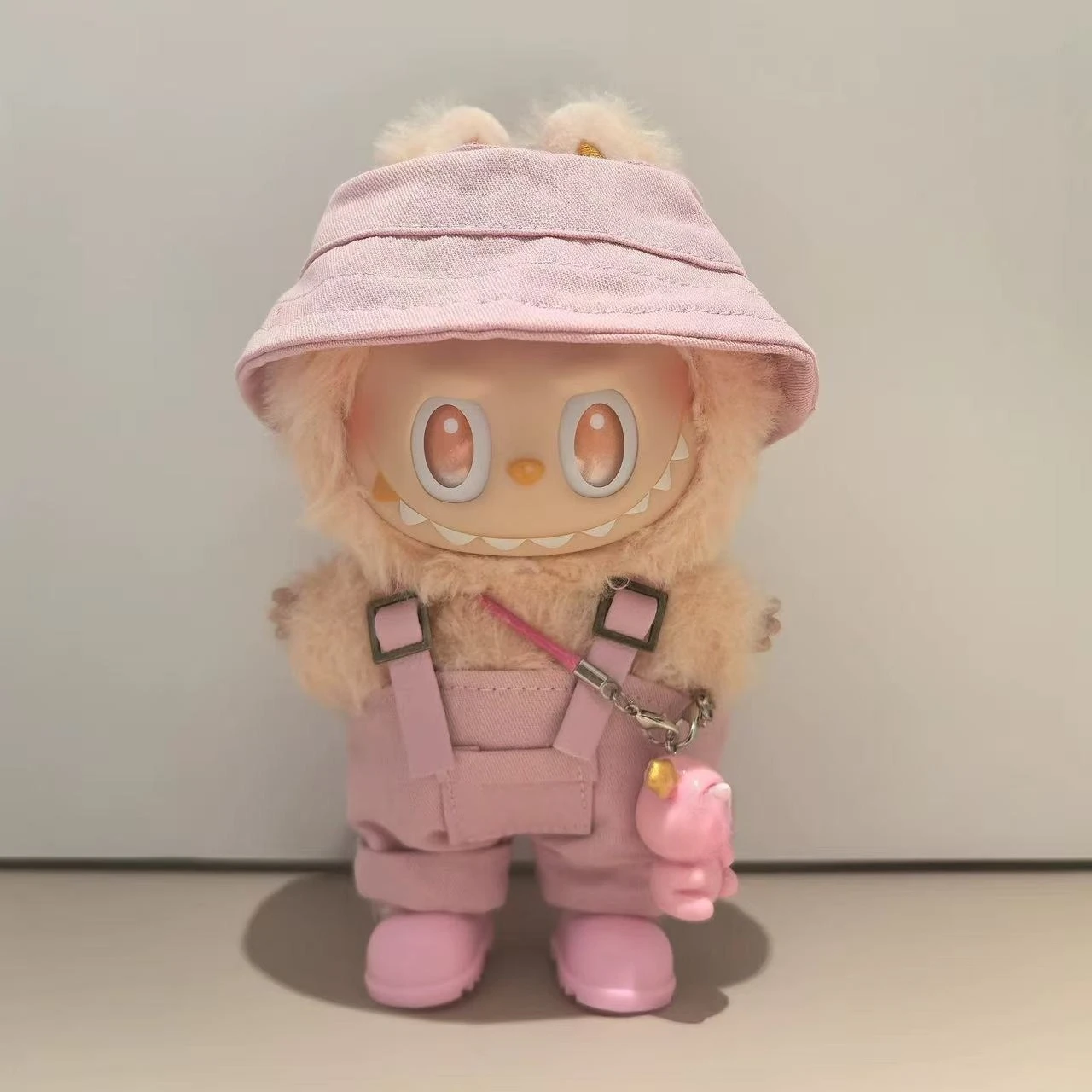 

Яркое платье Ropa Labubu, одежда для куклы, аксессуары для 15/17 см, Labubu V2 V1, плюшевая кукольная одежда, комбинезон с карманами