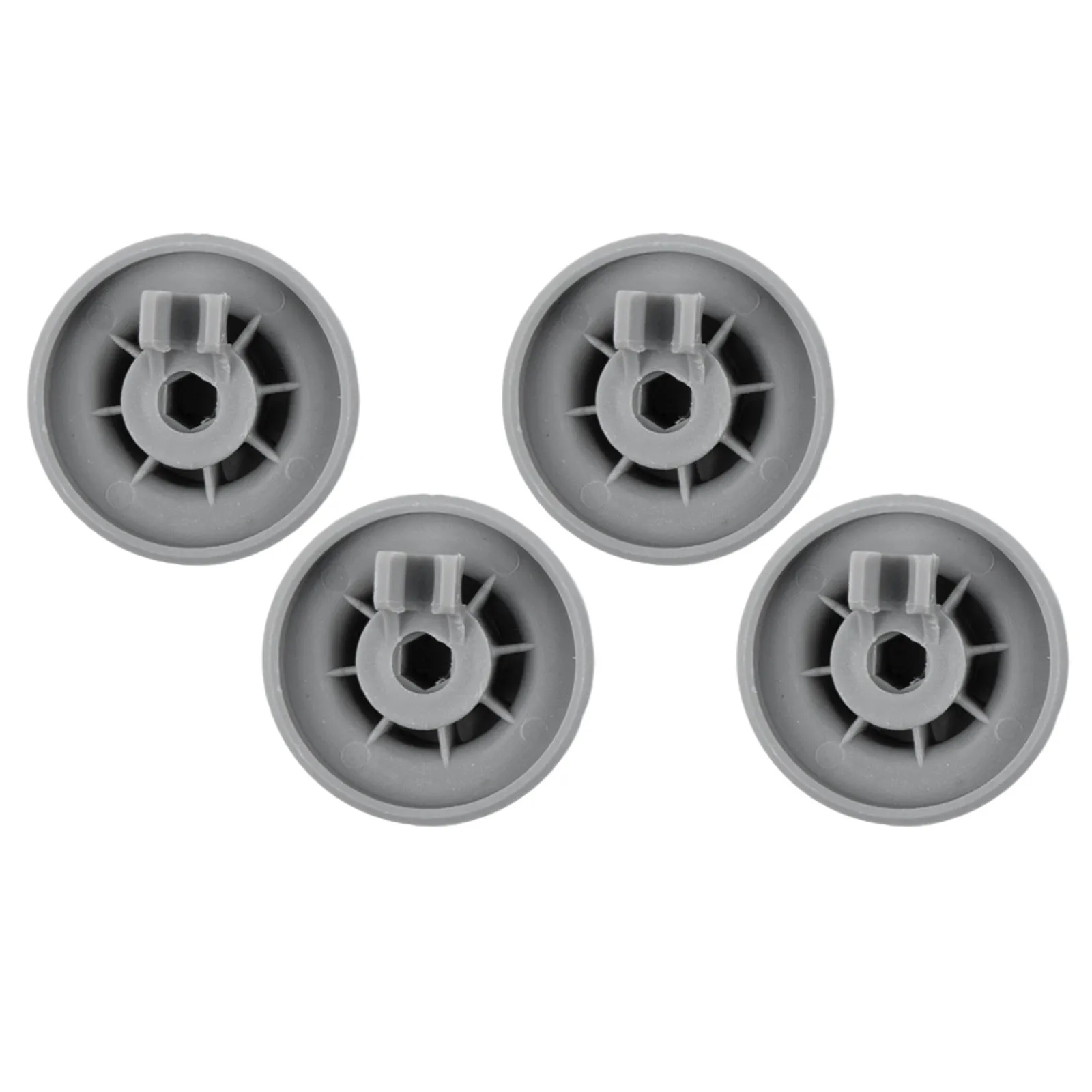 4pcs Dishwasher Wheels For Bosch Siemens- Neff Dish Washing Machine Rack Basket Wheels Replacement Parts Practical To Use