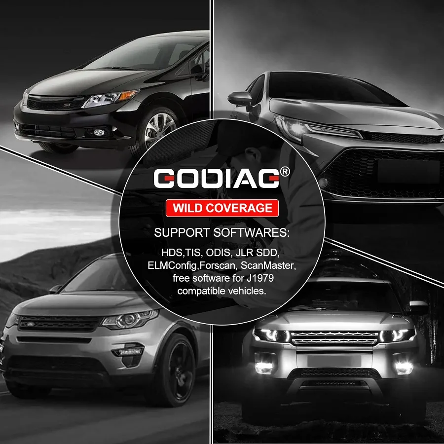 GODIAG GD101 J2534 Compatible with J2534 Passthru & ELM327 Diagnose J1979 Compatible Vehicles Switch Mode Automatically