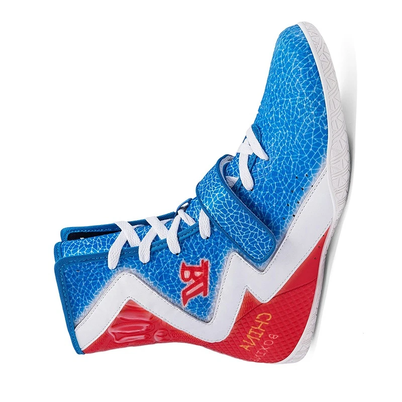 High Top Boxing Sneakers for Men New Style Fighting Wrestling Shoes non Slip Boxing Training Boot Shock-Absorbant Combat Sneaker